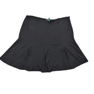 Ralph Lauren Plus Size 22W Black A-Line Skirt Lined Size Zip Trumpet